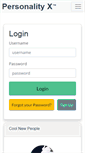 Mobile Screenshot of personalityx.com